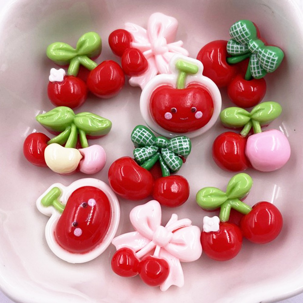 Paradise Jewelry & Watches Llc - 24 Buah Warna-warni Kawaii Kartun Bowknort