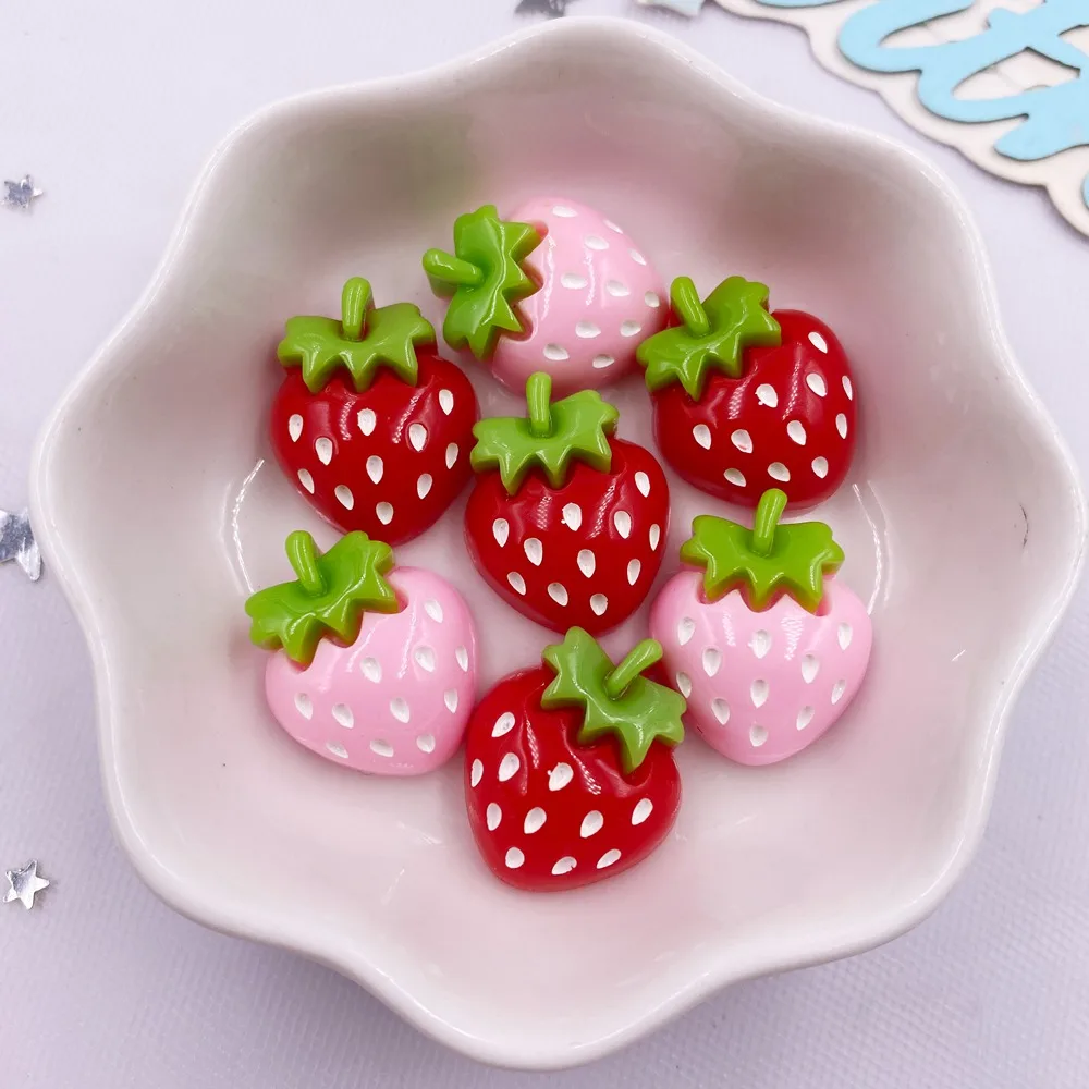 Paradise Jewelry & Watches Llc - 10 buah Resin Kawaii warna-warni kartun