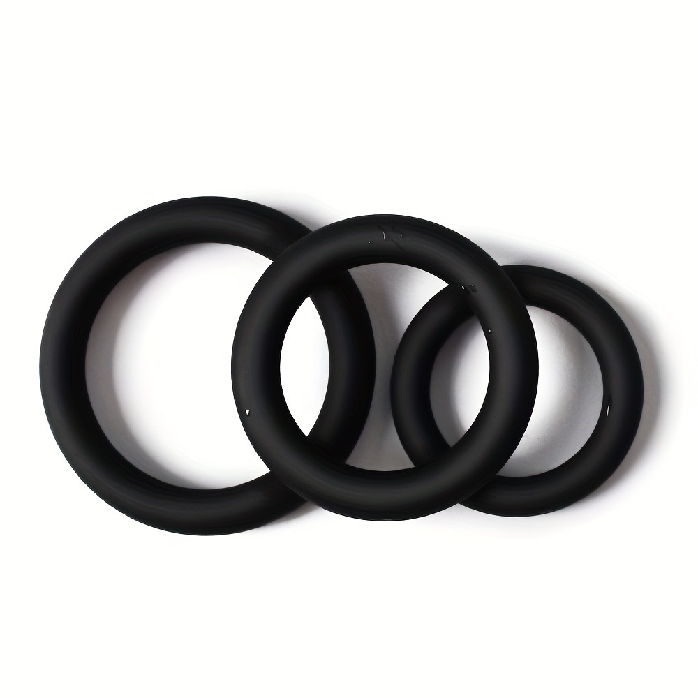 Couple Ring Set - 3PCS Set Cincin Penis Silikon Tahan