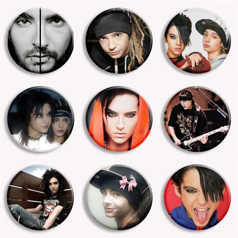 Vintage Brooch Pin - Band Rock Tokio Hotel Kaulitz Vintage
