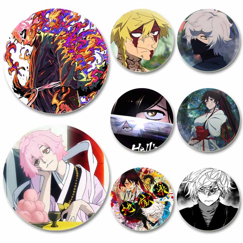 Paradise Jewelry & Watches Llc - Hell's Paradise Yuzuriha fufuchi Anime lencana
