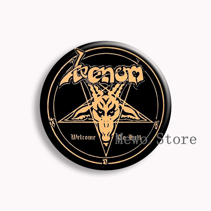 Rock Mayhem Band kancing lembu - Vintage Brooch Pin ulasan dan harga