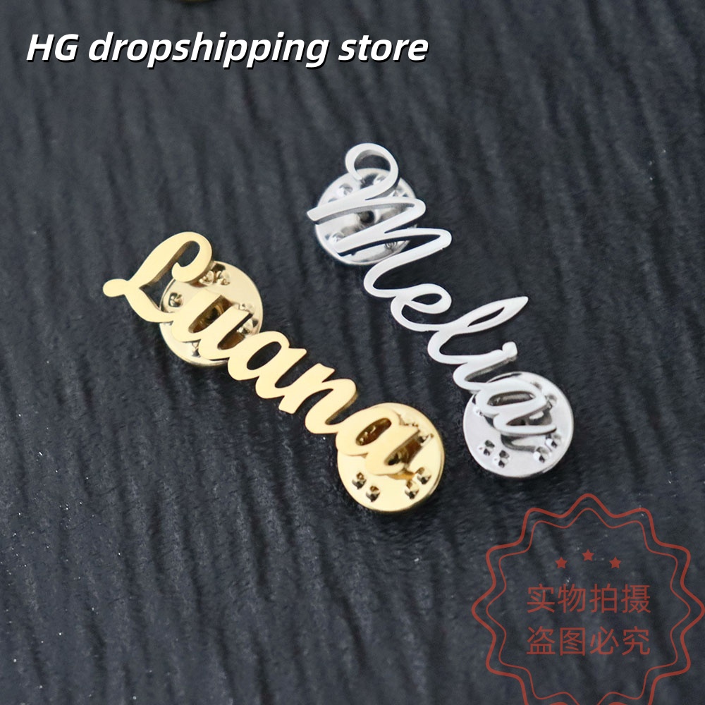 Bros Nama Kustom, Pin Lencana  - Vintage Brooch Pin ulasan dan harga