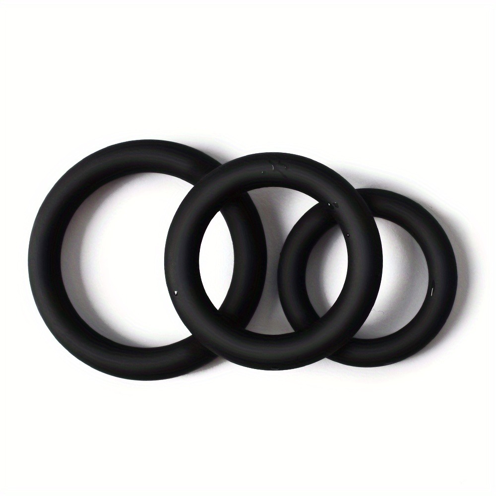 3PCS Set Cincin Penis Silikon  - Couple Ring Set ulasan dan harga