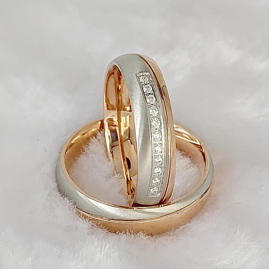 Cincin Kawin Berlapis Emas Maw - Couple Ring Set ulasan dan harga