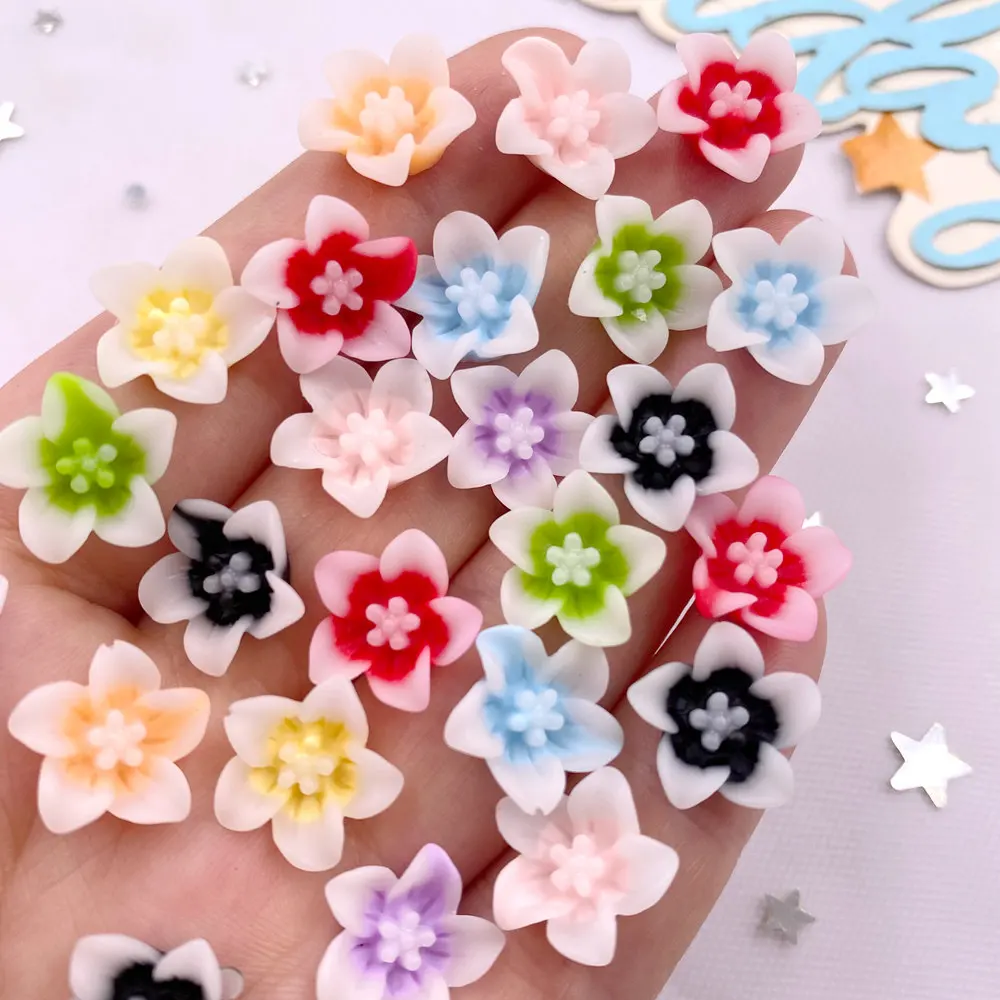 50 buah Resin 13mm warna-warni - Paradise Jewelry & Watches Llc ulasan dan harga