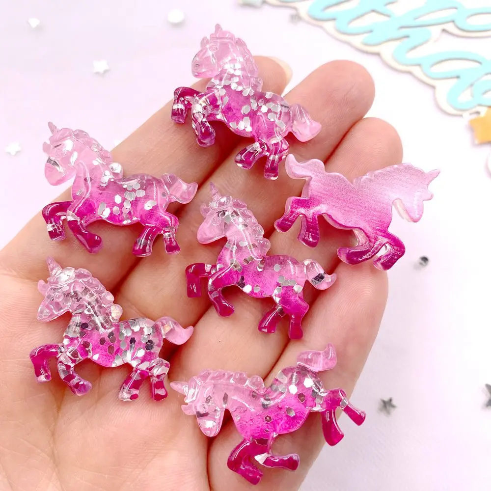 6 buah Glitter Resin warna-war - Paradise Jewelry & Watches Llc ulasan dan harga