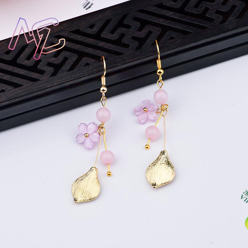 Anting Bunga Giok Alami Merah  - Luxury Gifts Jewelry & Watches Namfleg Mostar ulasan dan harga