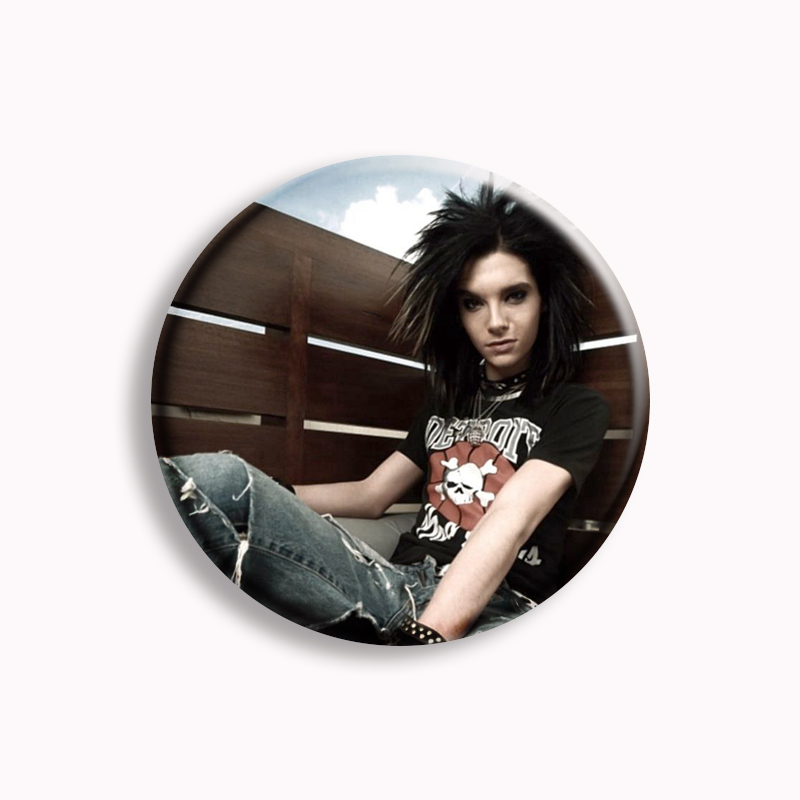 Band Rock Tokio Hotel Kaulitz  - Vintage Brooch Pin ulasan dan harga