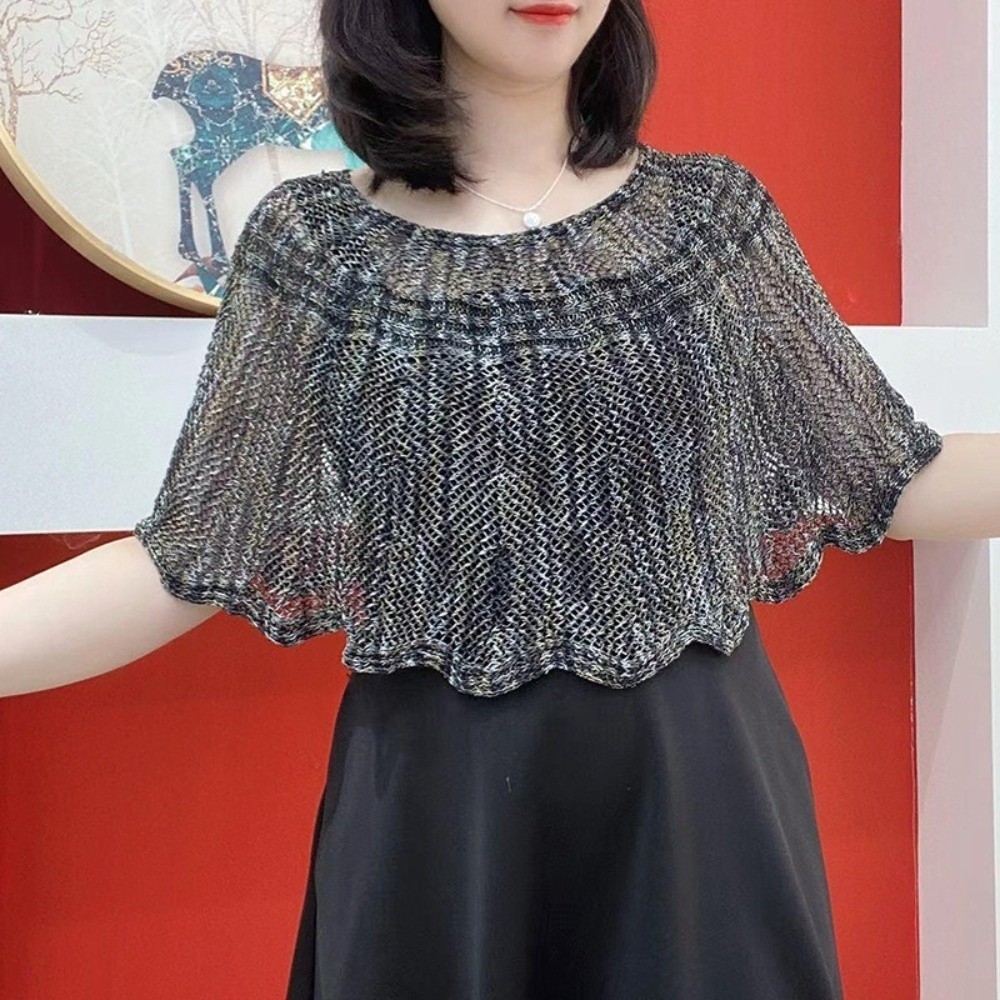 Selendang Rajut Gaya Pullover  - Vintage Brooch Pin ulasan dan harga