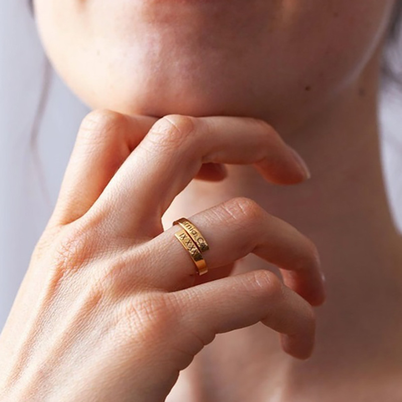 Cincin kencan baja tahan karat - Couple Ring Set ulasan dan harga