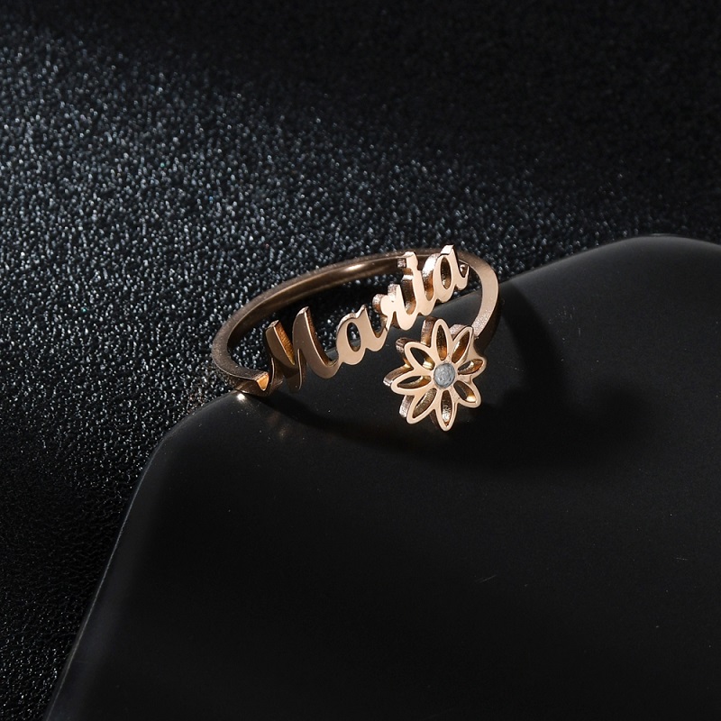 36 Gaya Nama Kustom Cincin unt - Couple Ring Set ulasan dan harga