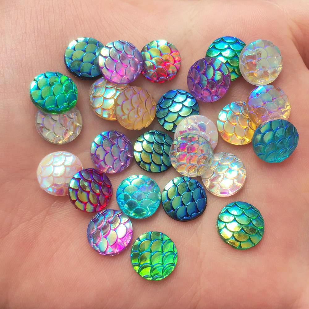 Shiny 100Pcs AB Resin 10mm Bul - Paradise Jewelry & Watches Llc ulasan dan harga