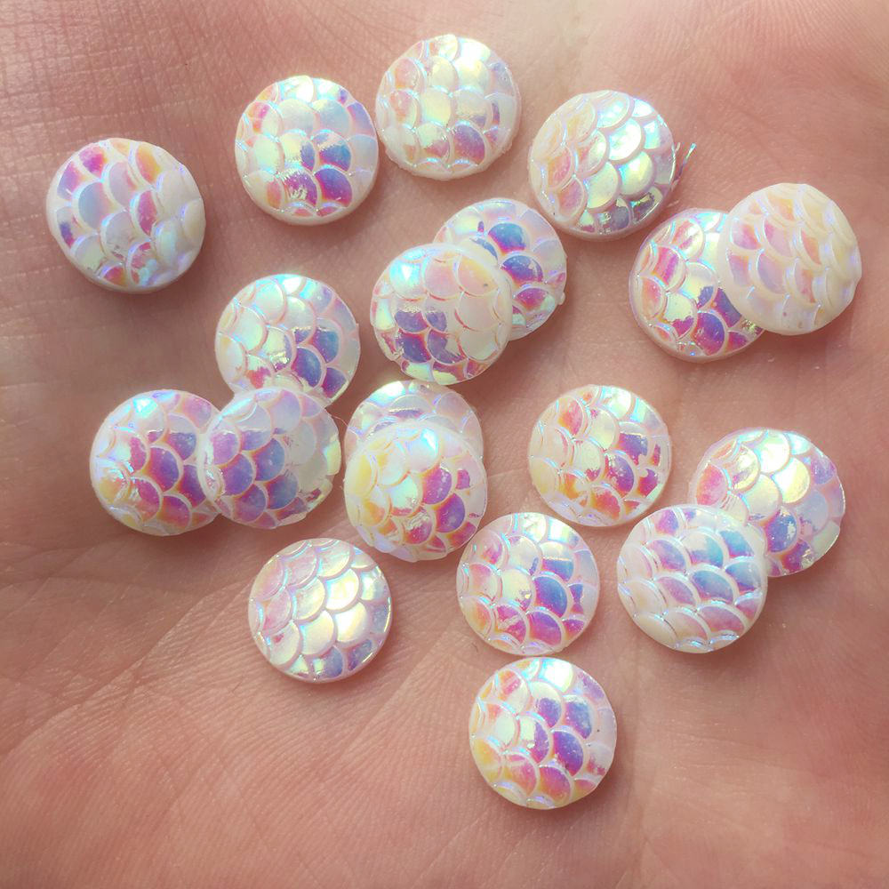 Shiny 100Pcs AB Resin 10mm Bul - Paradise Jewelry & Watches Llc ulasan dan harga