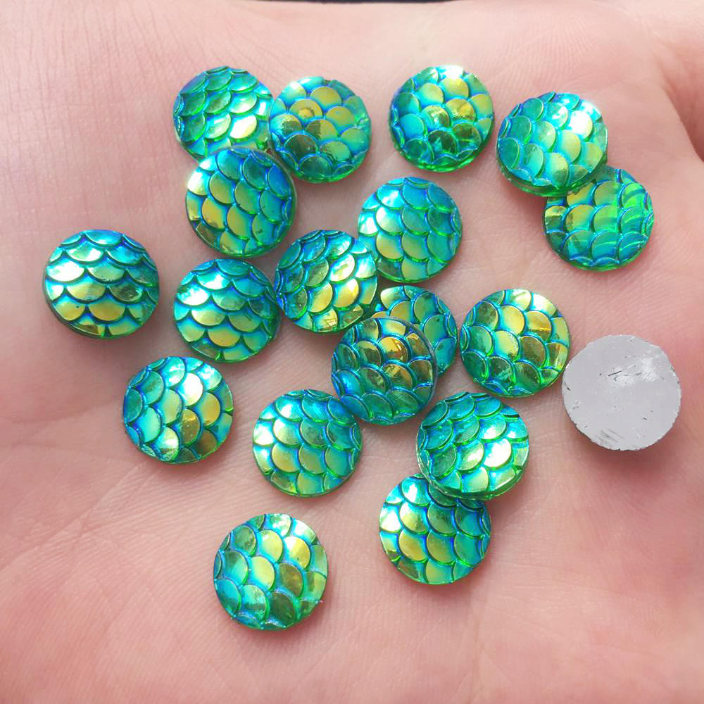 Shiny 100Pcs AB Resin 10mm Bul - Paradise Jewelry & Watches Llc ulasan dan harga