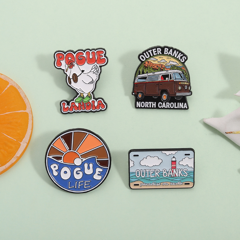 Pin Enamel Outer Banks Paradis - Paradise Jewelry & Watches Llc ulasan dan harga