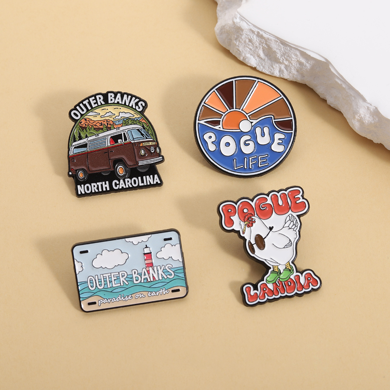 Pin Enamel Outer Banks Paradis - Paradise Jewelry & Watches Llc ulasan dan harga
