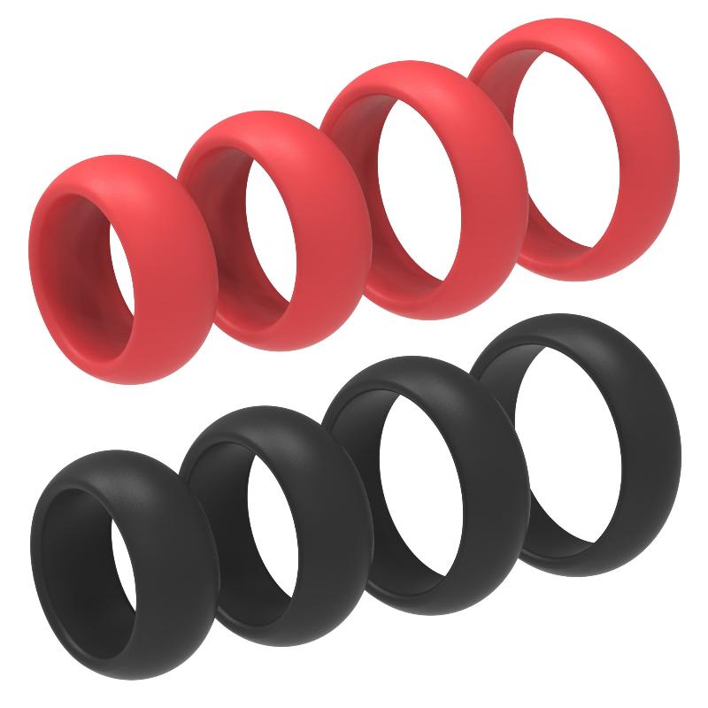 4Pcs Set Cincin Penis Silikon  - Couple Ring Set ulasan dan harga